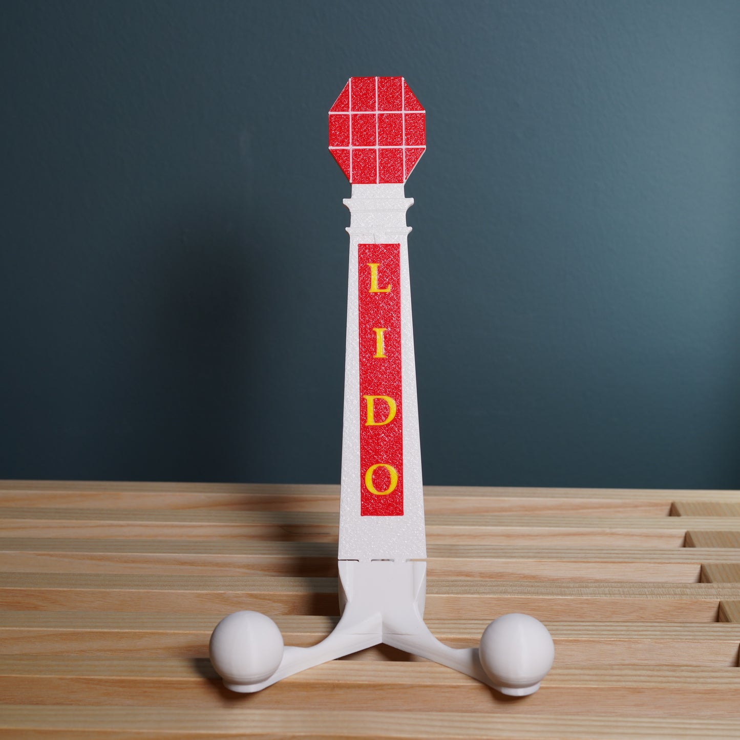 Margate Lido tablet stand