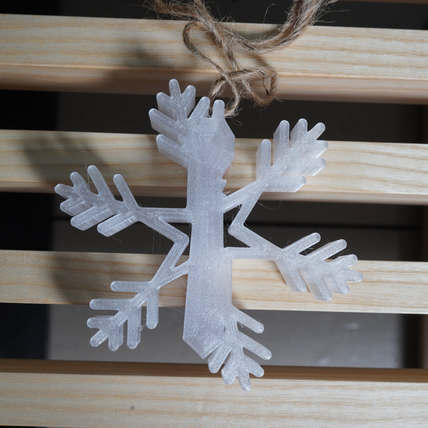 Margate Lido in a Snowflake Christmas Bauble