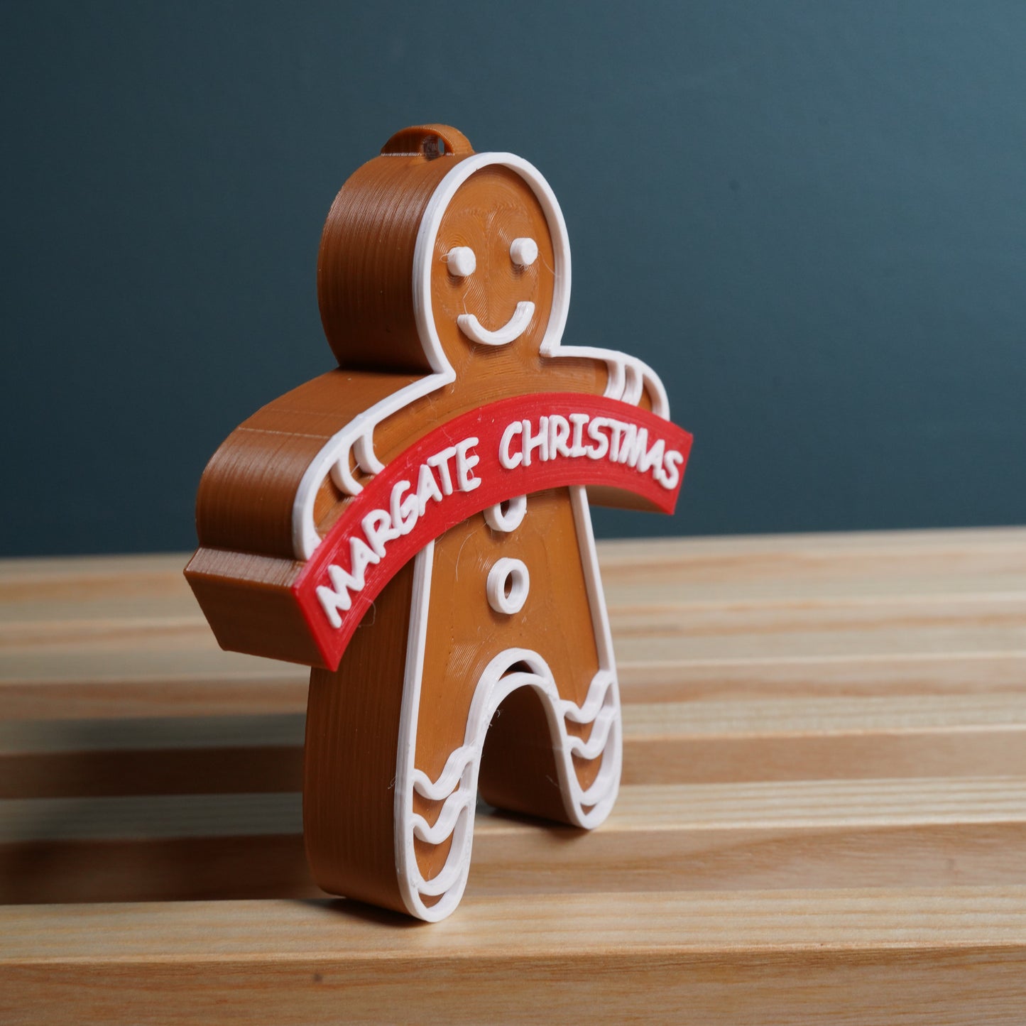 Margate Gingerbread Man Christmas Bauble